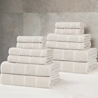 SUPERIOR® Naples Collection 12-pc. Quick Dry Solid Bath Towel Set