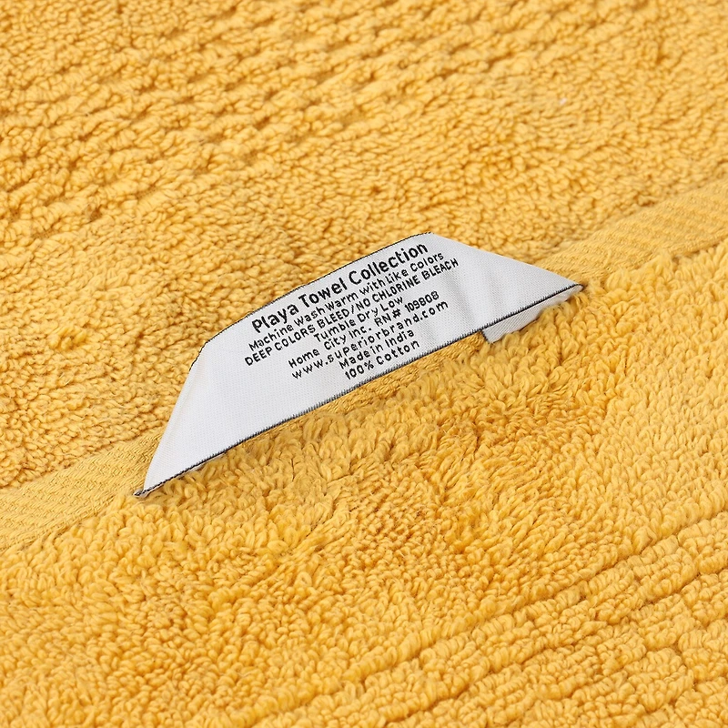 SUPERIOR® Playa Collection | 100% Cotton 8-pc. Quick Dry Solid Bath Towel Set