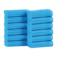 SUPERIOR® Soho Collection | 12-pc. Quick Dry Checkered Wash Cloths
