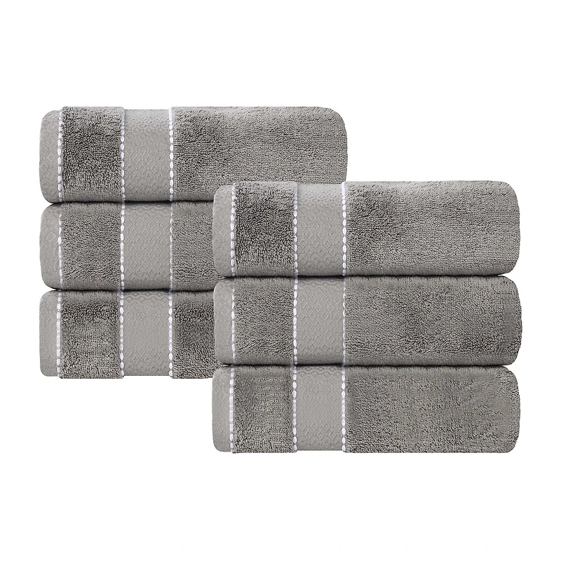 SUPERIOR® Niles Collection | Egyptian Giza Cotton 6-pc. Solid Hand Towel