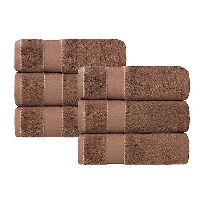 SUPERIOR® Niles Collection | Egyptian Giza Cotton 6-pc. Solid Hand Towel