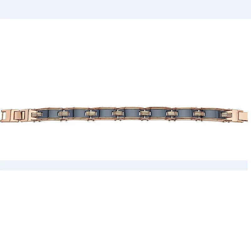 8 1/2 Inch Mens Stainless Steel Link Bracelet