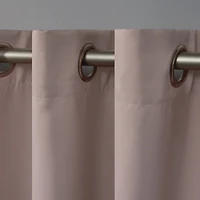 Exclusive Home Curtains Academy Grommet Top Energy Saving 100% Blackout Set of 2 Curtain Panel