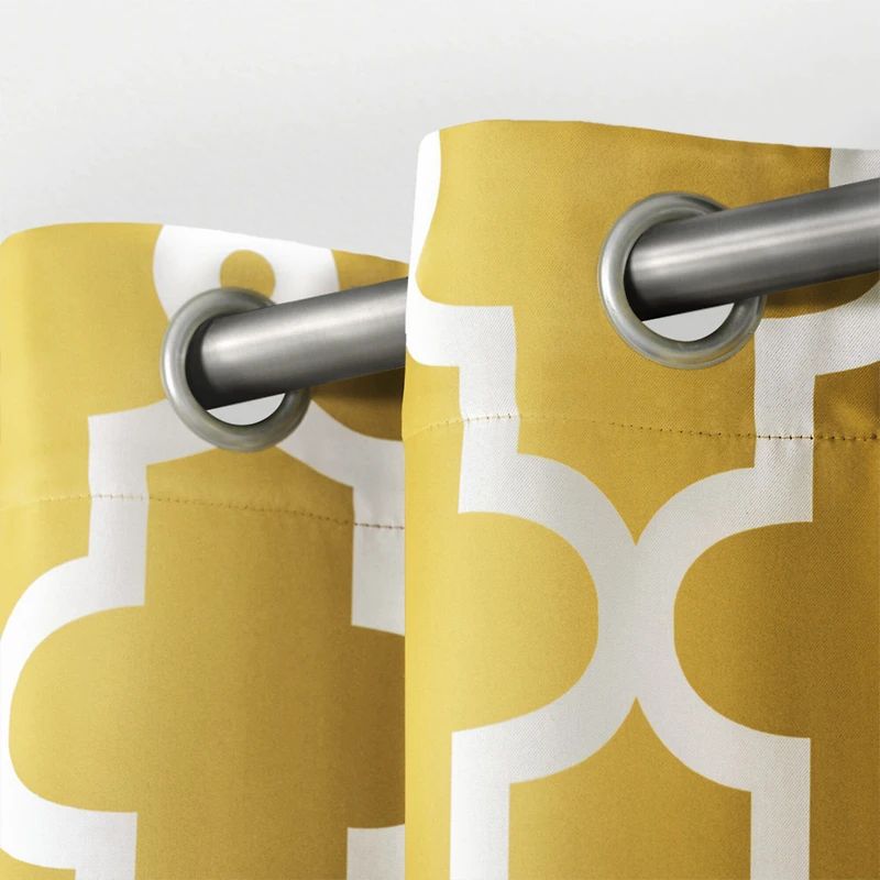 Exclusive Home Curtains Ironwork Grommet Top Energy Saving Blackout Set of 2 Curtain Panel