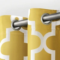 Exclusive Home Curtains Ironwork Grommet Top Energy Saving Blackout Set of 2 Curtain Panel