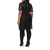 Poetic Justice Womens Plus Lightweight Shirt Jacket