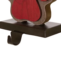 Glitzhome Wooden & Metal Paw Christmas Stocking Holder