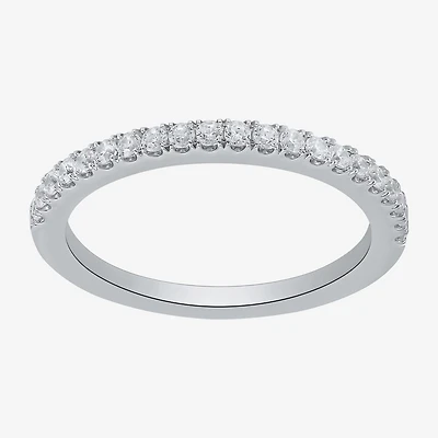 (G / I1) Womens 1/4 CT. T.W. Lab Grown White Diamond 10K Gold Wedding Band