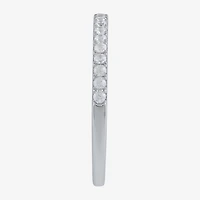 (G / I1) Womens 1/4 CT. T.W. Lab Grown White Diamond 10K Gold Wedding Band