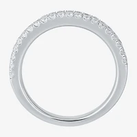 G / I1) Womens / CT. T.W. Lab Grown White Diamond 10K Gold Anniversary Wedding Band