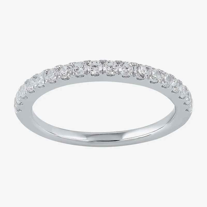 (G / I1) Womens 3/8 CT. T.W. Lab Grown White Diamond 10K Gold Wedding Band