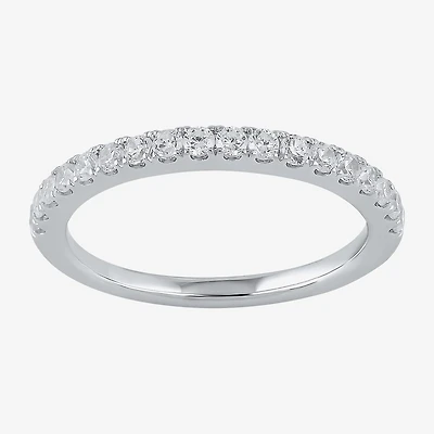 (G / I1) Womens 3/8 CT. T.W. Lab Grown White Diamond 10K Gold Wedding Band