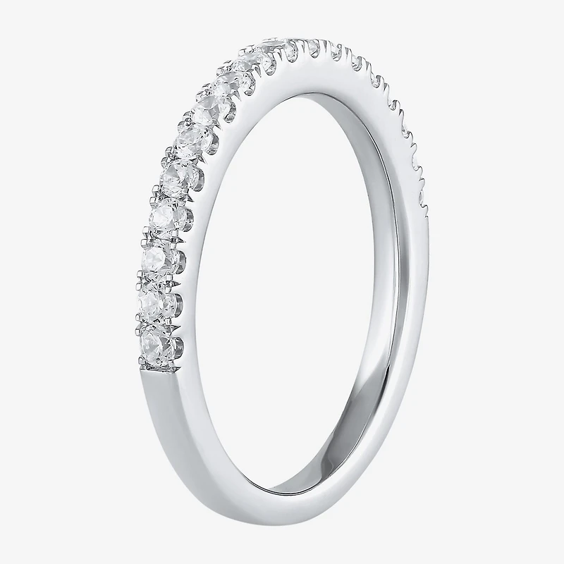 (G / I1) Womens 3/8 CT. T.W. Lab Grown White Diamond 10K Gold Wedding Band