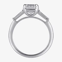 Love Lives Forever (F / Si2) Womens 3 1/6 Ct. T.W. Lab Grown White Diamond 10K Gold 3-Stone Engagement Ring