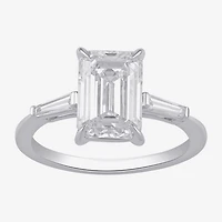 Love Lives Forever (F / Si2) Womens 3 1/6 Ct. T.W. Lab Grown White Diamond 10K Gold 3-Stone Engagement Ring