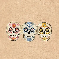 Linum Home Textiles Skulls Embroidered 2-pc. Hand Towel