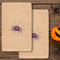 Linum Home Textiles Spider Embroidered 2-pc. Hand Towel