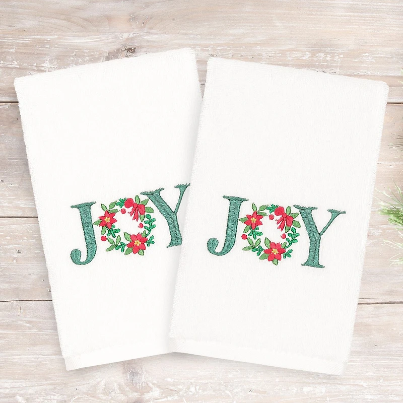 Linum Home Textiles Christmas Joy 2-pc. Hand Towel