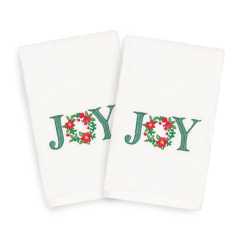 Linum Home Textiles Christmas Joy 2-pc. Hand Towel