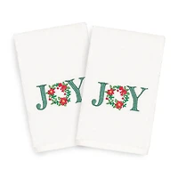 Linum Home Textiles Christmas Joy 2-pc. Hand Towel