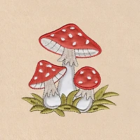 Linum Home Textiles Spring Mushroom Embroidered 2-pc. Hand Towel
