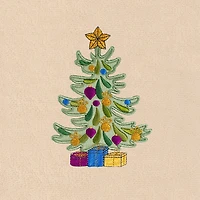 Linum Home Textiles Christmas Presents Embroidered 2-pc. Hand Towel