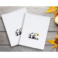 Linum Home Textiles Halloween Scary Embroidered 2-pc. Hand Towel