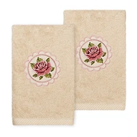 Linum Home Textiles Rosalee Embroidered 2-pc. Hand Towel