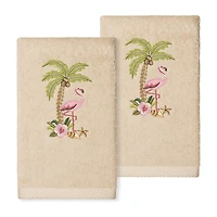 Linum Home Textiles Flora Embroidered 2-pc. Hand Towel