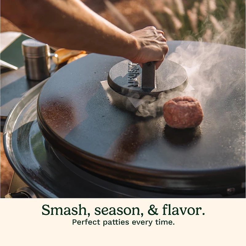 Cuisinart Outdoors Cast Iron Hamburger Press