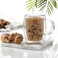 Joyjolt Mickey And Pluto Aroma 2-pc. Mickey and Friends Coffee Mug