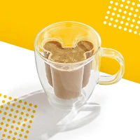Joyjolt Mickey Mouse 3D 2-pc. Cappuccino Cup