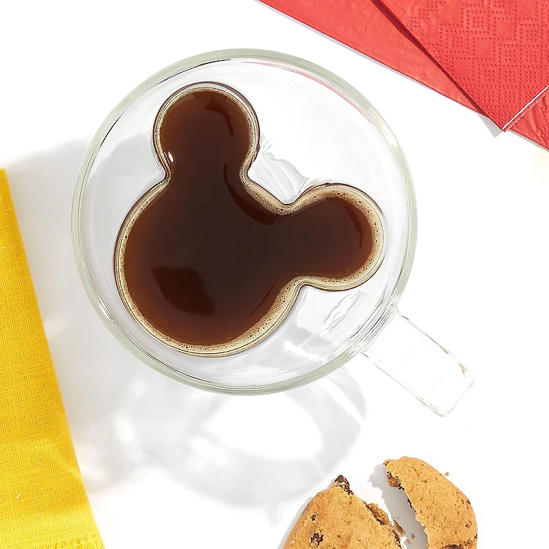 Joyjolt Mickey Mouse 3D 2-pc. Cappuccino Cup