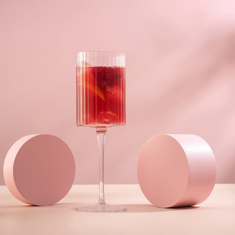Joyjolt Elle White Wine 2-pc. Wine Glass