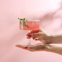 Joyjolt Elle Coupe Martini 2-pc. Martini Glass