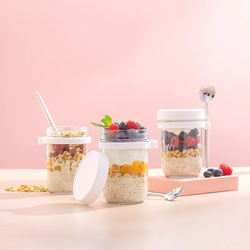 Joyjolt Overnight Oats Container 3-pc. Food Container