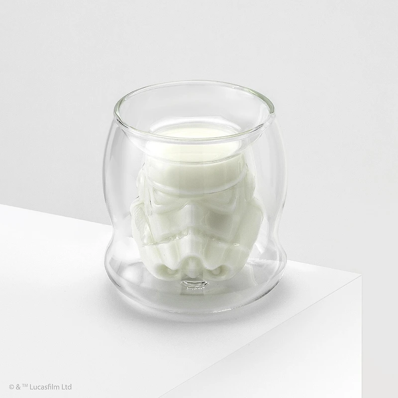 Joyjolt 3d Helmet Double Wall Storm Trooper Star Wars Cappuccino Cup