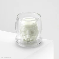 Joyjolt 3d Helmet Double Wall Storm Trooper Star Wars Cappuccino Cup
