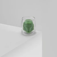 Joyjolt 3d Helmet Double Wall Boba Fett Star Wars Cappuccino Cup