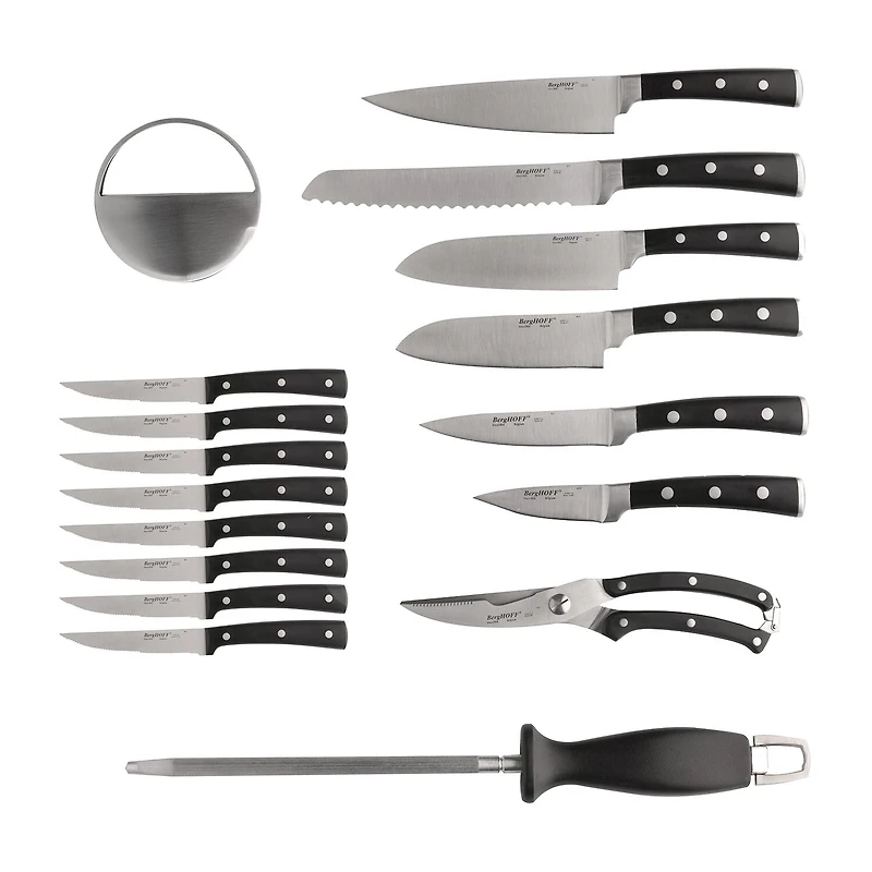 BergHOFF Essentials Forged 21-pc. Smart Knife Block Set with Sharpener