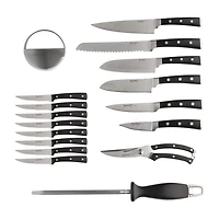 BergHOFF Essentials Forged 21-pc. Smart Knife Block Set with Sharpener
