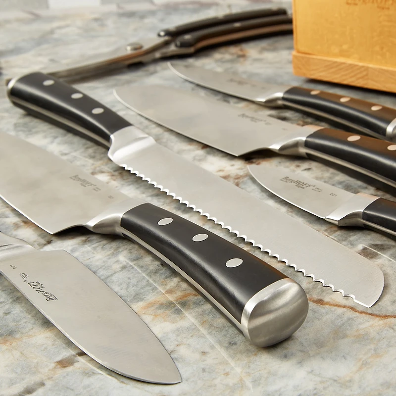 BergHOFF Essentials Forged 21-pc. Smart Knife Block Set with Sharpener