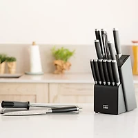 BergHOFF Leo Graphite Stainless Steel 13-pc. Knife Block Set
