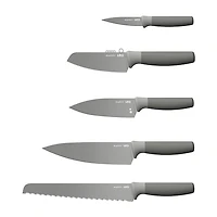 BergHOFF Balance Stainless Steel 6-pc. Knife Block Set