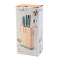 BergHOFF Leo Forest Stainless Steel 6-pc. Knife Block Set