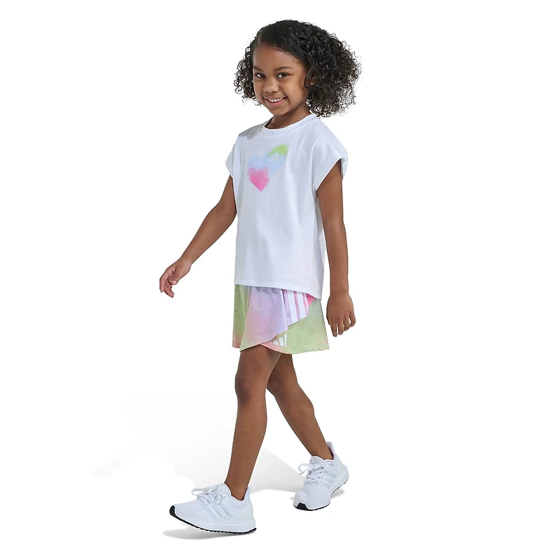 adidas Toddler Girls 2-pc. Skort Set