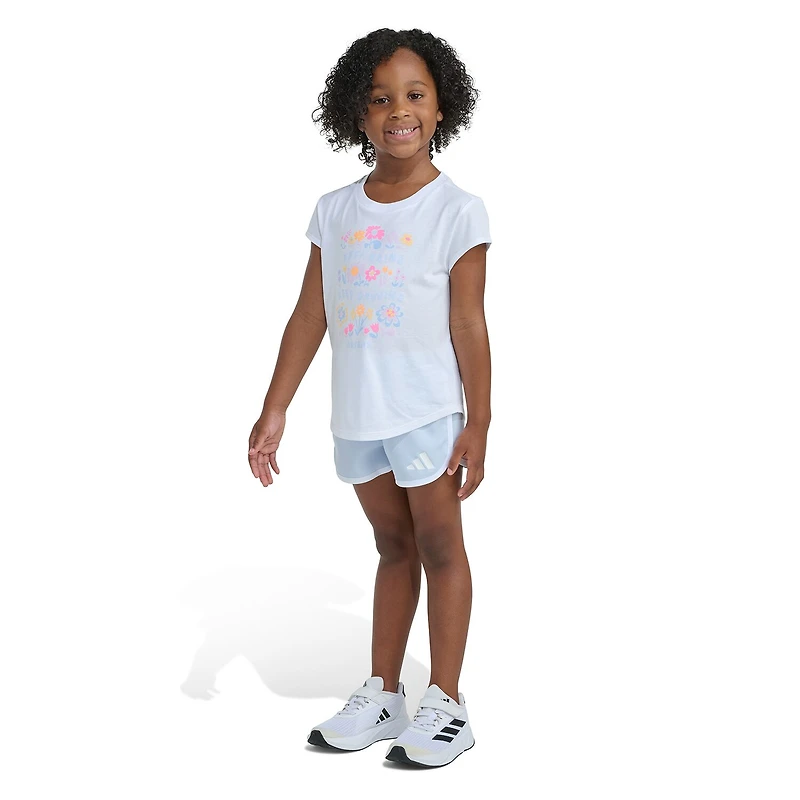 adidas Toddler Girls 2-pc. Short Set