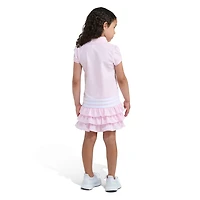 adidas Toddler Girls Short Sleeve Cap T-Shirt Dress