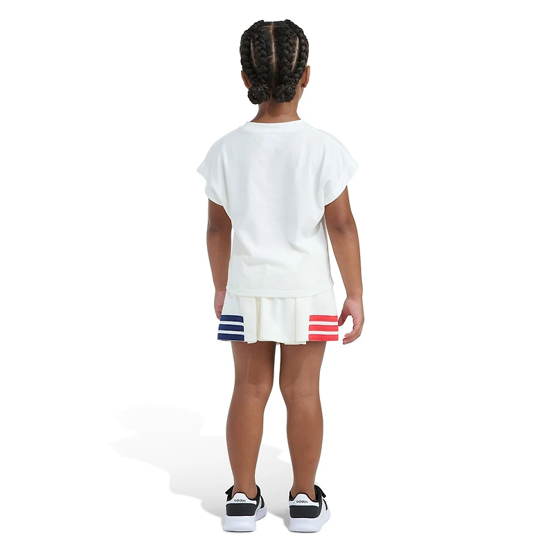 adidas Little Girls 2-pc. Skort Set