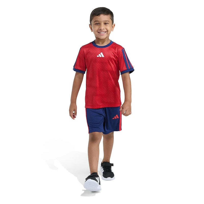 adidas Little Boys 2-pc. Short Set